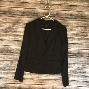 IZ BYER CALIFORNIA grey one button collared jacket